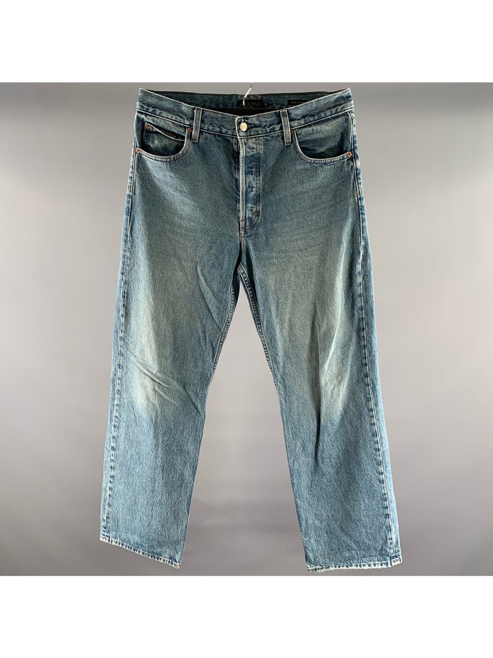 ALEX MILL Size 32 Blue Light Wash Cotton Relaxed fit Jeans